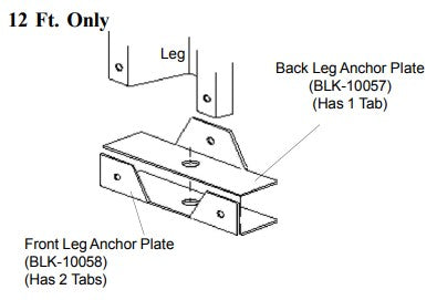 LEG ANCHOR PLATE, BACK, FORMED PART