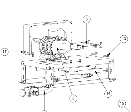BLOWER SUB-ASY 5" HICAP DMC