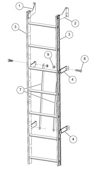 INSIDE LADDER STANDOFF