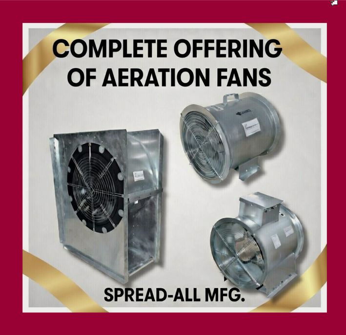 Spread-All Mfg. Fans