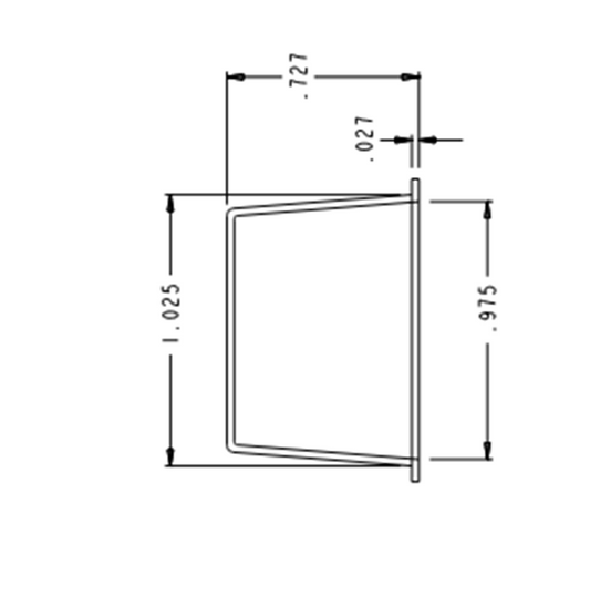 PLUG, ROLL FORM LADDER RUNG