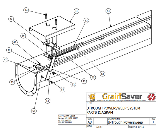 HAVEN Gearbox engage lever with grip handle