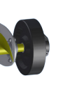 HAVEN 11" Diameter Replacement Wheel (2" Wide w/ 1" Bore)