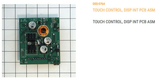 TOUCH CONTROL, DISP INT PCB ASM