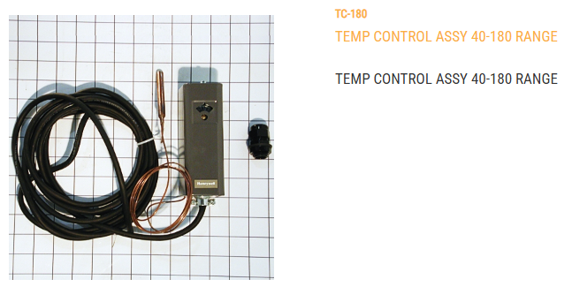 TEMP CONTROL ASSY 40-180 RANGE