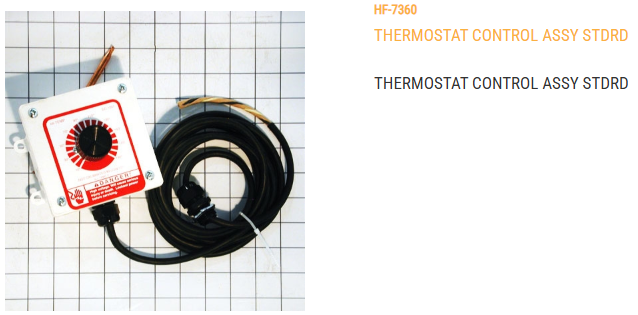 THERMOSTAT CONTROL ASSY STDRD