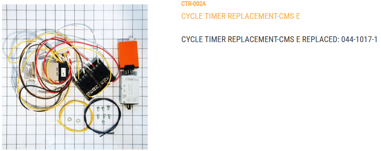 CYCLE TIMER REPLACEMENT-CMS E