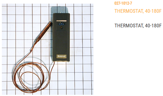 THERMOSTAT, 40-180F