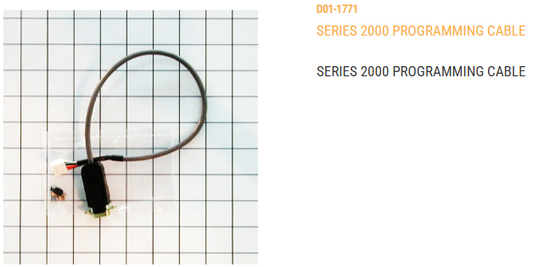 SERIES 2000 PROGRAMMING CABLE