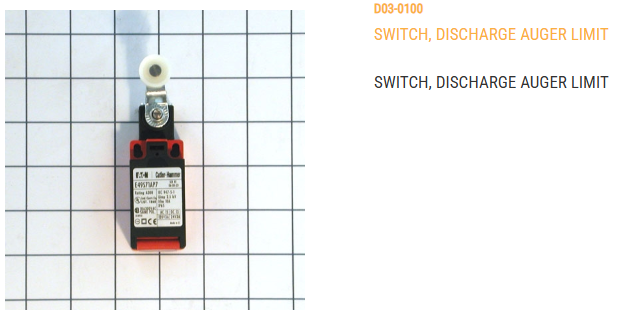 SWITCH, DISCHARGE AUGER LIMIT