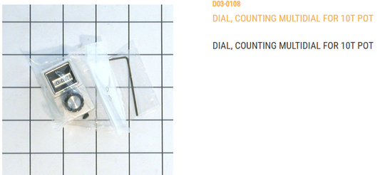 DIAL, COUNTING MULTIDIAL FOR 10T POT