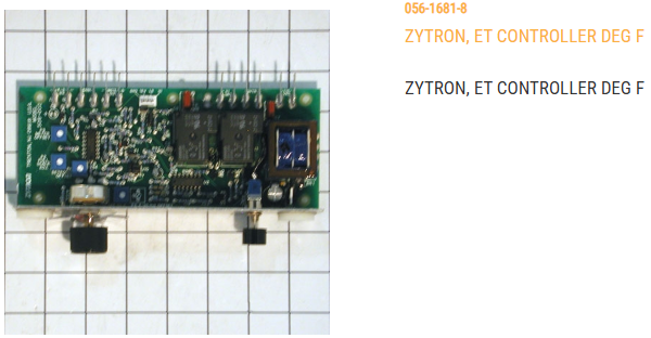 ZYTRON, ET CONTROLLER DEG F - AS PURCH