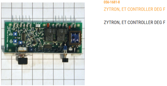 ZYTRON, ET CONTROLLER DEG F - AS PURCH