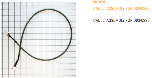 CABLE, ASSEMBLY FOR D03-0228
