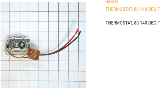 THERMOSTAT, 80-140 DEG F