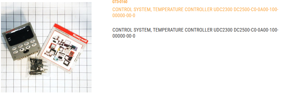 CONTROL SYSTEM, TEMPERATURE CONTROLLER UDC2300 DC2500-C0-0A00-100-00000-00-0