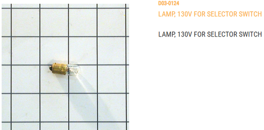 LAMP, 130V FOR SELECTOR SWITCH