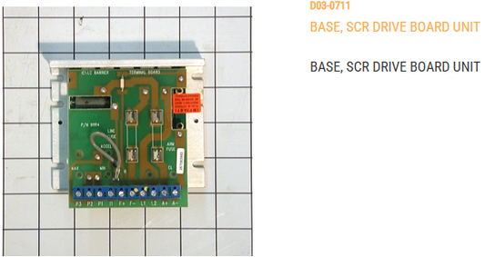 BASE, SCR DRIVE BOARD UNIT