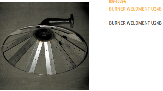 BURNER WELDMENT U24B