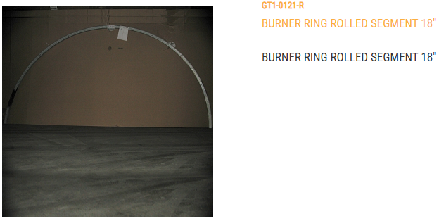 BURNER RING-ROLLD SGMNT-18'
