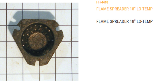 FLAME SPREADER 18" LO-TEMP