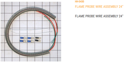 FLAME PROBE WIRE ASSEMBLY 24"