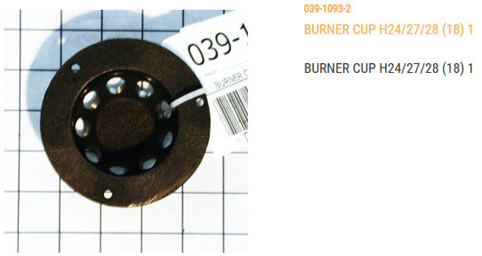 BURNER CUP - H24/27/28  (18) 1