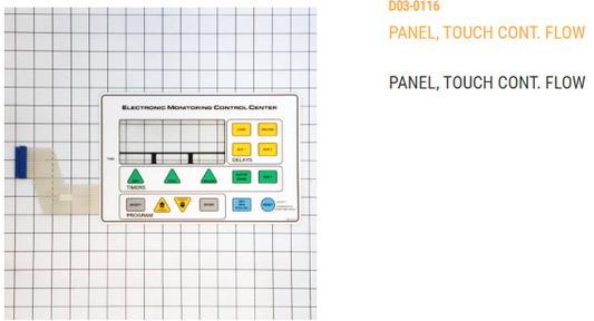 PANEL, TOUCH CONT. FLOW
