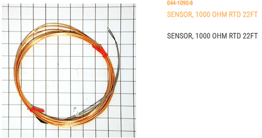 SENSOR, 1000 OHM RTD 22FT