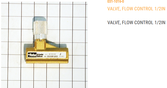 VALVE, FLOW CONTROL 1/2IN