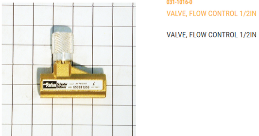 VALVE, FLOW CONTROL 1/2IN