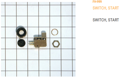 SWITCH, START, BLACK MOMENTARY ON/OFF PUSH BUTTON
