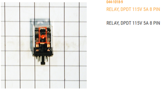 RELAY, DPDT 115V 5A 8 PIN