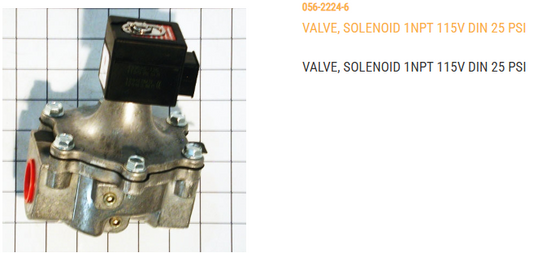 VALVE, SOLENOID 1" WDIN