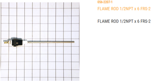 ROD, FLAME - 1/2 NPT X 6  FRS-2