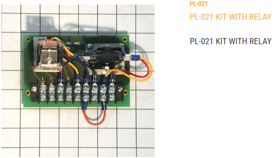 PL-021 KIT WITH RELAY, 240V BURNER CONTROL BOARD, REPLACES: 056-1524-0 OR 420-2255-8 OR 21-042S