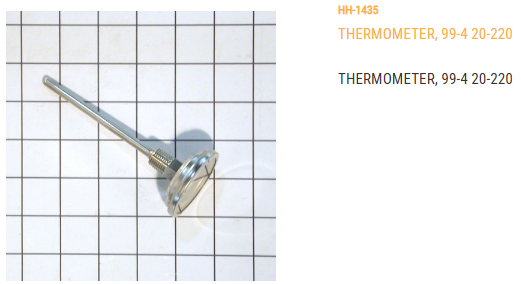 THERMOMETER, 99-4 20-220        TO BE D>