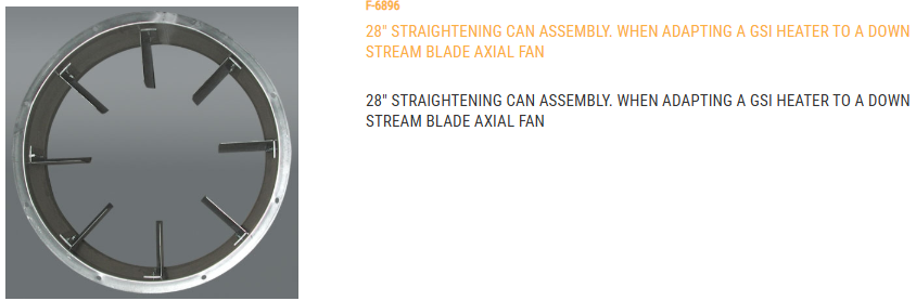 28" STRT VANE CAN ASSY (NEW)