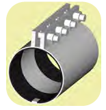 COUPLER, COMPRESSION 5" 4-BOLT