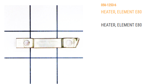 HEATER, ELEMENT E80, 75.1 TO 83.3 AMPS, ITEM WILL BECOME  OBSOLETE ONCE INVENTORY IS GONE