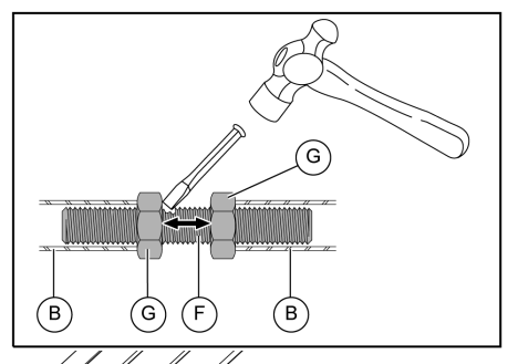 1 INCH EXPANSION BOLT W/NUTS