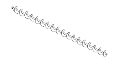 HAVEN 19' Powersweep Drive Screws With Splined End - 8"