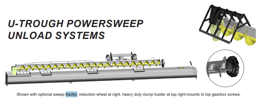 HAVEN 24' U-Trough w/ Powersweep - 10"