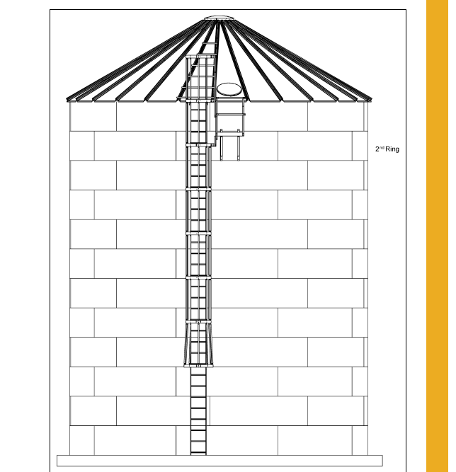 4' SAFETY CAGE EXTENSION PACKAGE