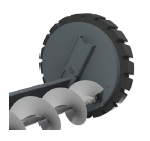 HAVEN 20" Rubber Tread Replacement for 10:1 Reduction Wheel