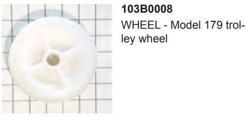WHEEL, TROLLEY, .75"BORE