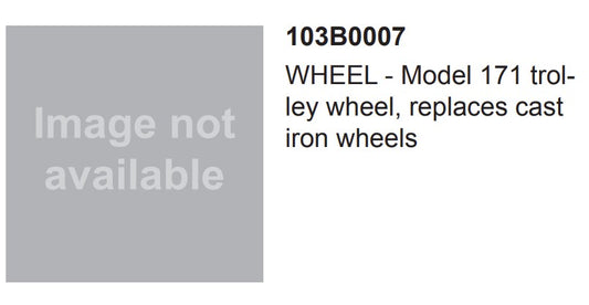 WHEEL- TROLLEY, 5/8"BORE