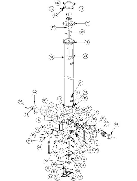 VERTICAL:10 BELT GRD MNT BRKT