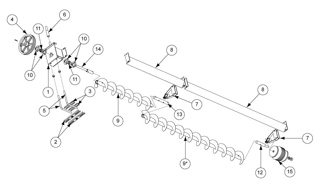 SB 10" MOTOR MOUNT WELDMENT