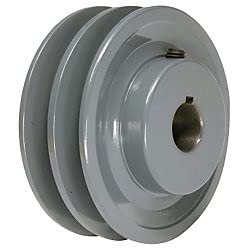 3.75" Double Groove Pulley (need bushing) AIC*342B